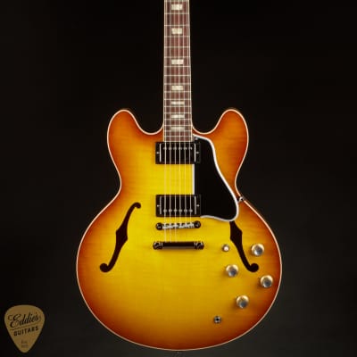 Gibson Custom Shop PSL '64 ES-335 Figured Reissue Gloss Golden Poppy Burst image 3