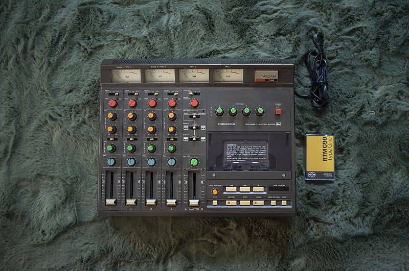 TASCAM 244 PORTASTUDIO 4Track カセットMTR TASCAM 244 Portastudio 4-Track Cassette Recorder | Reverb