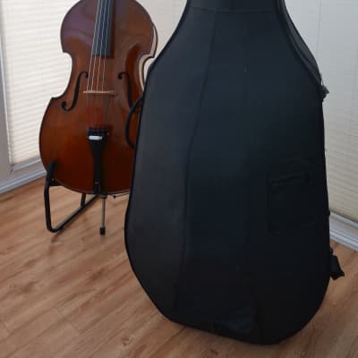Emanuel Wilfer Full 42 Inch 1995 Double Bass with Fischer Pickup Play and Rest stands with Hardcase image 16
