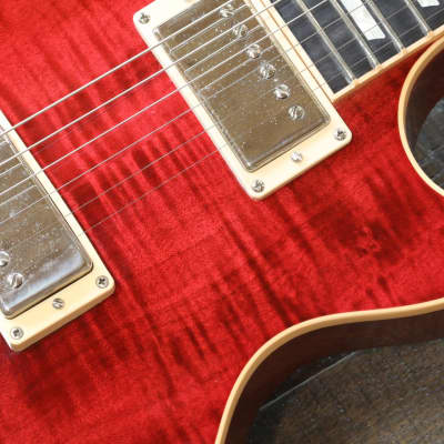 2005 Gibson Les Paul Classic Custom Trans Cherry w/ Ebony Fretboard + OHSC image 5