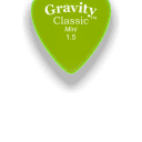 Gravity Picks Classic Mini 1.5mm Green Acrylic <GCLM15P> Buy 2+ & Save $$$