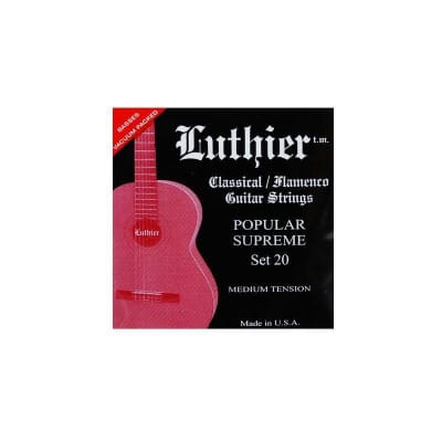Cuerdas Clásica Luthier Set 20 Popular Supreme for sale