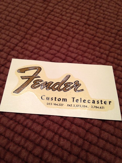 Custom online telecaster decal