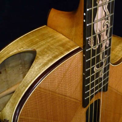 Blueberry Handmade Grand Concert Guitar Songwriter Motif Built to Order image 8