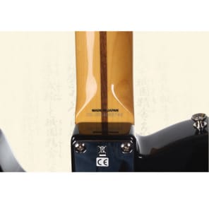 Fender Japan Limited Telecaster Thinline Ssh Electric Guitar - Black Tn-Spl Blk image 6