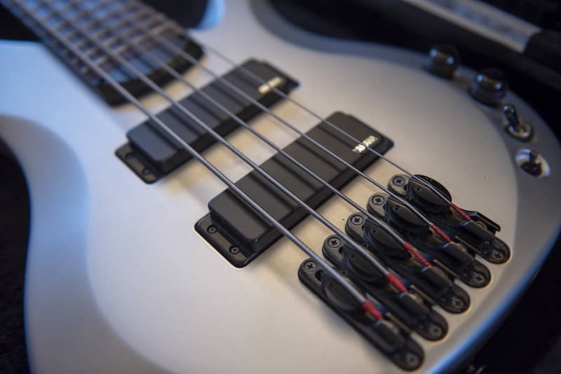 Yamaha RBX775 5-String Bass Guitar Metallic Silver | Reverb