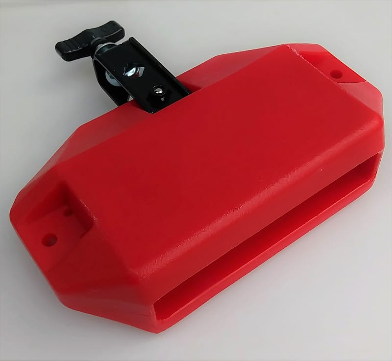 Latin Percussion LP1207 High-Pitched Jam Block with Bracket 2010s - Red image 1