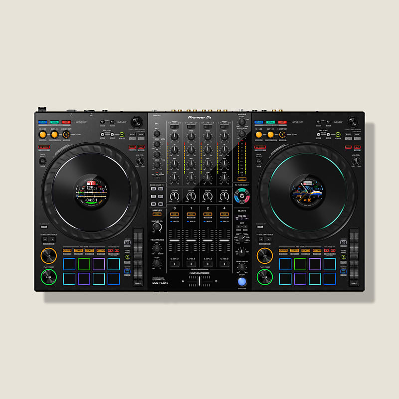Pioneer DDJFLX10 4Channel DJ Controller 2023 Black Reverb