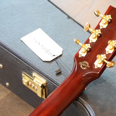 2007 Gibson Custom Shop Ren Ferguson Masterbuild J-45 Quilted Mahogany Custom Acoustic/ Electric Guitar Honey Burst w/ Double Pickguard + COA OHSC image 19