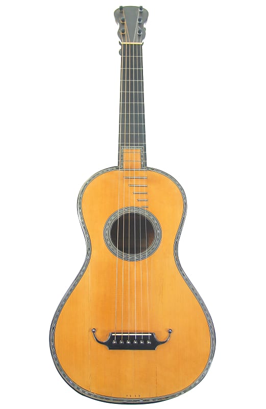 Early French romantic guitar ~1820 by Jacques-Pierre Thibout - Rene Lacote, Coffe Goguette, Hyppolite Colin, Roudhloff, Petitjean style - check video! image 1