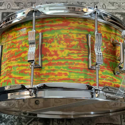 Ludwig 6.5x14" Classic Maple Snare Drum Citrus Mod image 3