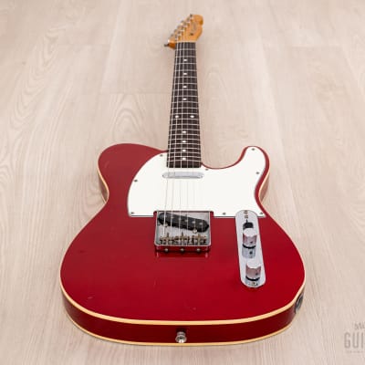 1989 Fender Telecaster Custom ‘62 Vintage Reissue TL62B-650 Candy Apple Red A-serial, Japan MIJ Fujigen image 11