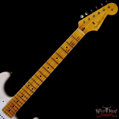 Fender Custom Shop Eric Clapton Signature Stratocaster Maple Fingerboard Journeyman Relic Aged White Blonde image 4