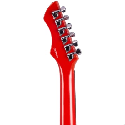Eastwood Guitars Stormbird - Cardinal Red - Non Reverse! Offset Electric Guitar - NEW image 6
