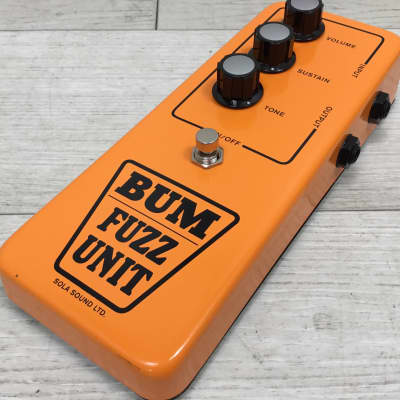 Sola Sound Bum Fuzz Unit Guitar Effects Boutique Pedal RARE for sale