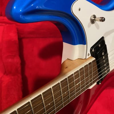 Mosrite “The Ventures" (1965) ~ ”Salesman Sample”~ Red White & Blue image 9
