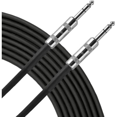 Livewire Advantage Interconnect Cable 1/4" TRS to 1/4" TRS Regular 20 ft. Black image 2