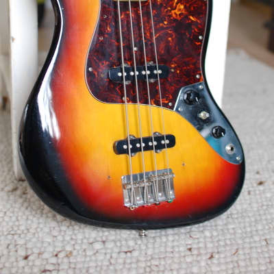 Immagine El Maya Electric Bass Fretless MIJ 1980 Sunburst Jazz Bass Vintage Japan - 19
