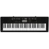 Casio CTK-2400 Portable Electronic Keyboard, 61-Key, With Power Supply