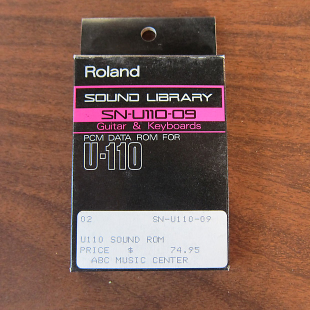 Roland U-110 SN-U110-09 - Guitar & Keyboards Sound Card image 1
