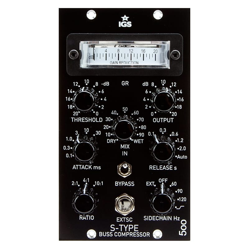 New IGS Audio S-Type 500 Series Stereo Buss Compressor Module | Reverb