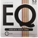 Cleartone EQ Hybrid Metal Acoustic Strings Light 12-53