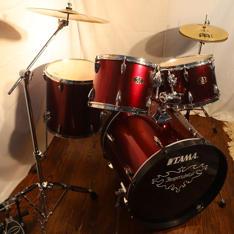 Tama Imperialstar Drum Set 12/13/16/22/14 Complete with Meinl Reverb