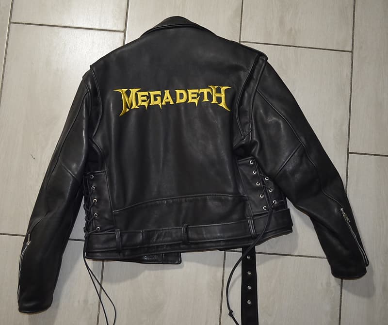 Megadeth - Rust in Peace Leather Jacket - RARE 1990 / Dave Mustaine / Jackson image 1