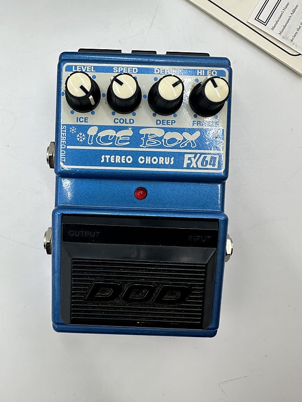 WINTER WONDERSALE// COLLECTORS EDITION DOD FX-64 Ice Box LAMB SERIES Chorus  1990s - Blue Jason Lamb