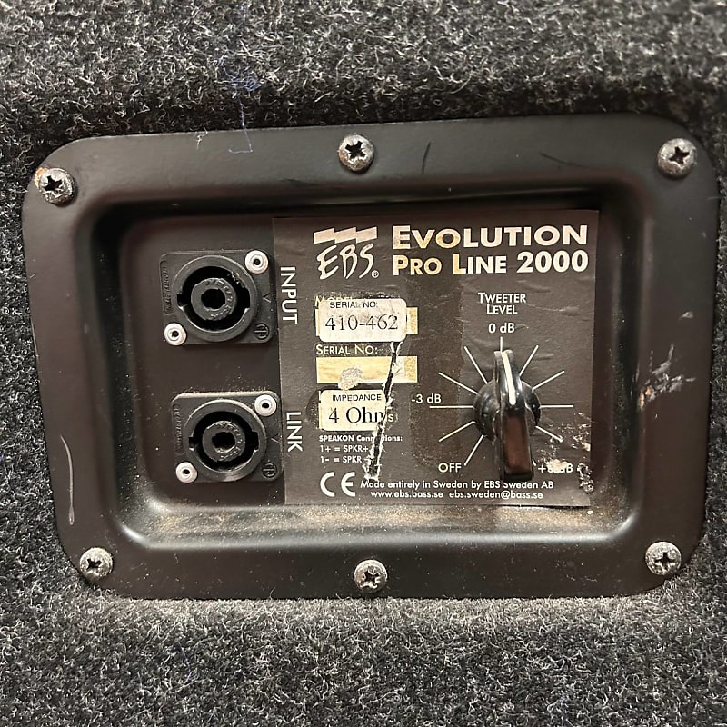 EBS Evolution Pro Line 2000, EBS 410 Bass Cabinet | Reverb