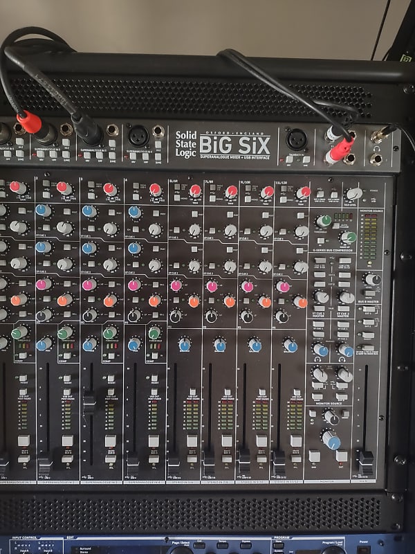Solid State Logic BiG SiX 6-Channel Analog Mixer with Rack Kit 