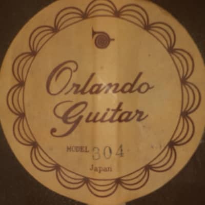 Vintage Orlando 304 Classical Acoustic Guitar MIJ Solid Top image 21