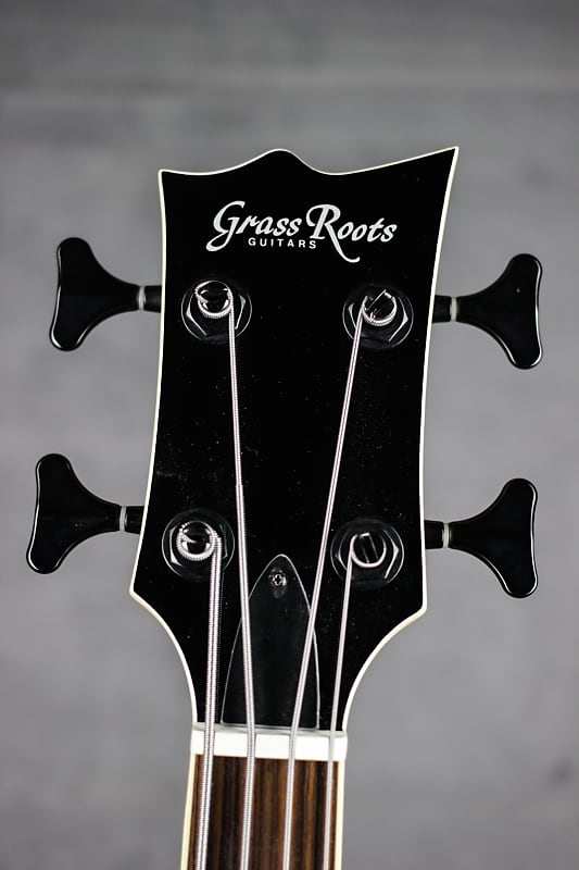 専用【9724】 【左利用】 Grass Roots VIPER ベース SG系 Grass Roots G-VP-BASS (Vintage Natural Satin) [IKEBE Order
