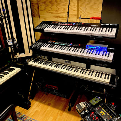 (2) M-Audio Code 61s For HX3 Organ Upper and Lower Manuals