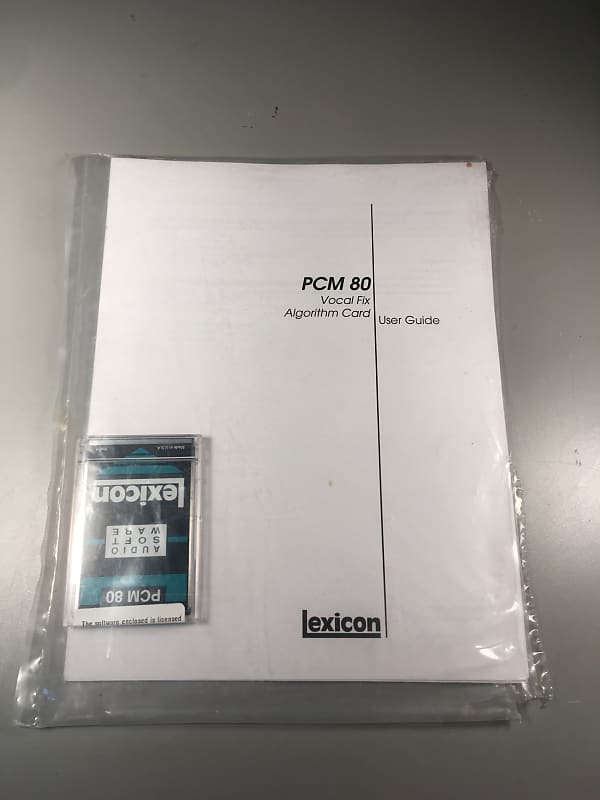 Lexicon Vocal fix algorithm effect card for PCM 80 81 Reverb UK