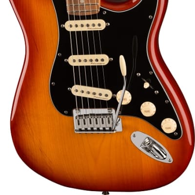 Fender Player Plus Stratocaster Electric Guitar. Pau Ferro Fingerboard, Sienna Sunburst image 4