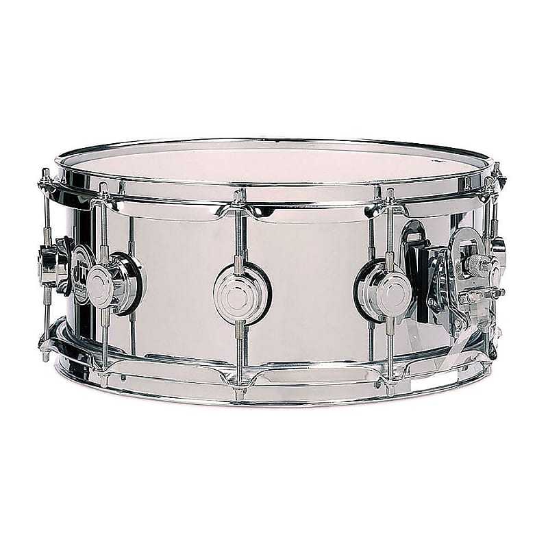 DW Collector's Series Stainless Steel 5.5x14" Snare Drum image 1