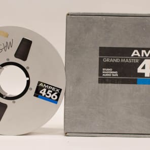 Ampex Grand Master 456 Studio Mastering Audio Tape Metal Reel - 2 