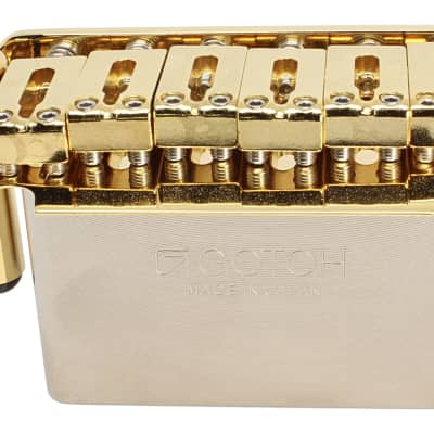 GOTOH NS510TS-FE1 Narrow Spaced 2 Point Steel Block - Gold image 2