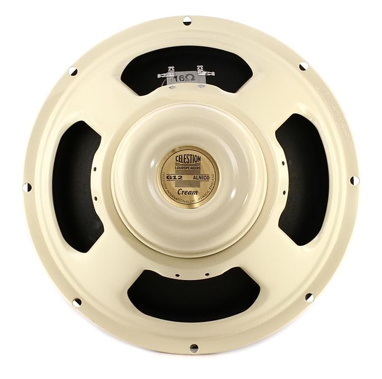 Celestion Cream 12 inch 90-watt Alnico Guitar Speaker - 16 Ohm (2-pack) Bundle image 1