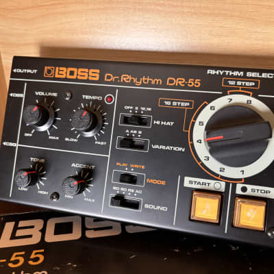 Boss DR-55 Dr. Rhythm 1980s - Black