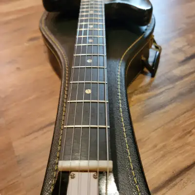 1965 Holiday Harmony H14 Bobkat Silhouette Sunburst Guitar Original Excellent Condition & Player image 8
