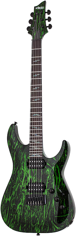 Schecter 1470 C-1 Silver Mountain Guitar, Ebony Fretboard