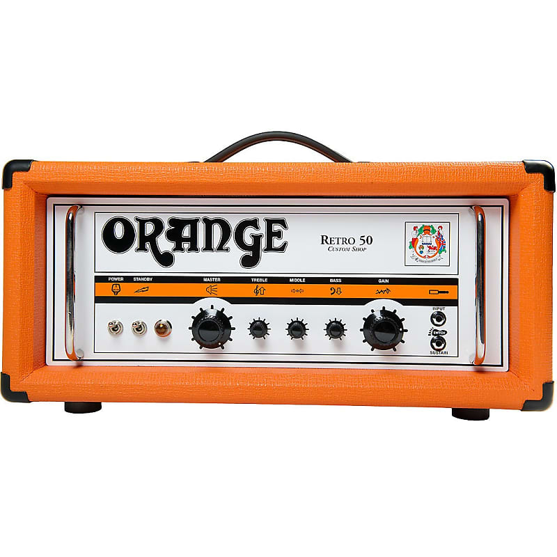 Orange Retro 50 Custom Shop 50-Watt Guitar Amp Head image 1