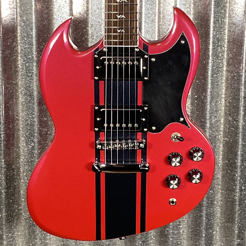 Westcreek Racer Offset SG Indy Red Solid Body Guitar 0225 Reverb