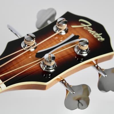 Fender FA-450CE Acoustic/Electric Bass, Laurel Fingerboard - 3-Colour Sunburst 2023 (0971443032) image 9