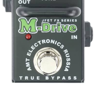 AMT Electronics M-Drive Jfet Fx Series Mini Effects Pedal Emulates JCM800 image 3