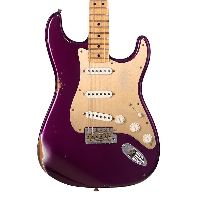 女の子向けプレゼント集結 Fender Custom Purple - Relic Stratocaster 1969 MVP Shop ギター
