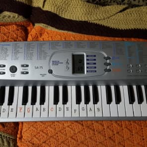 Casio SA 75 Small Keyboard Works Great As Portable Learning Reverb