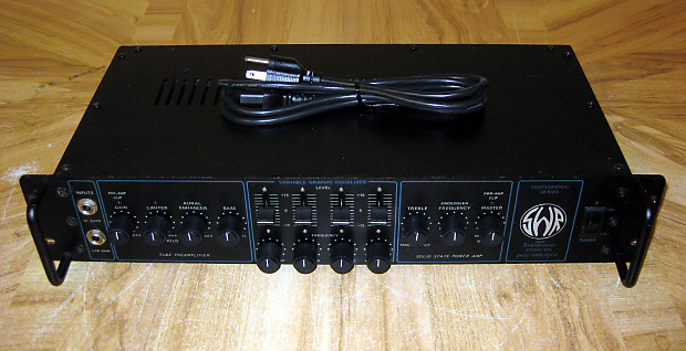 SWR ベースヘッドアンプ プリチューブハイブリッドアンプ STUDIO 220 SWR Studio 220 Bass Amp Head Made in USA | Reverb